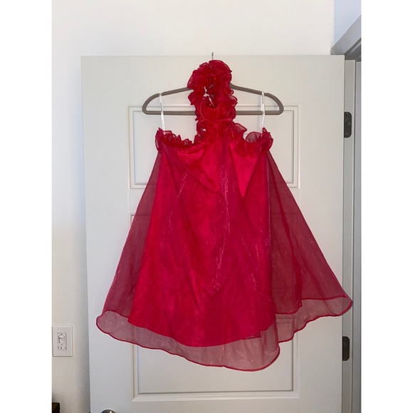 Lovers + Friends Dresses & Skirts - NWT Lovers and Friends Pink Tulle Halter Dress
